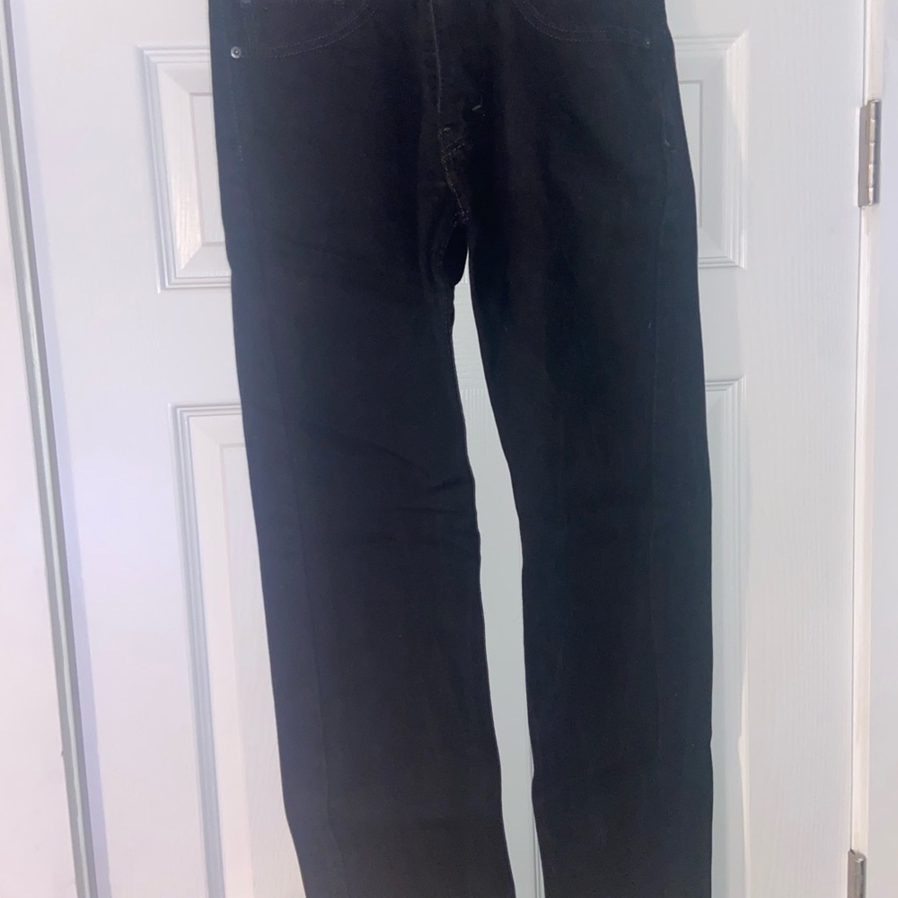 Levi's Black Straight-Leg Jeans Classic Denim